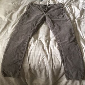 Lucky Brand Lolita Skinny grey corduroy pants, 6